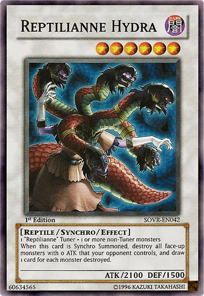 Reptilianne Hydra [SOVR-EN042] Super Rare | Gam3 Escape