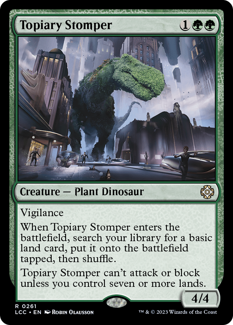 Topiary Stomper [The Lost Caverns of Ixalan Commander] | Gam3 Escape