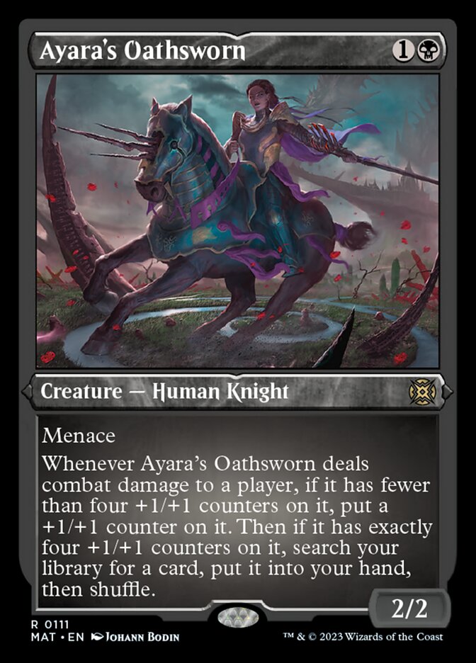 Ayara's Oathsworn (Foil Etched) [March of the Machine: The Aftermath] | Gam3 Escape