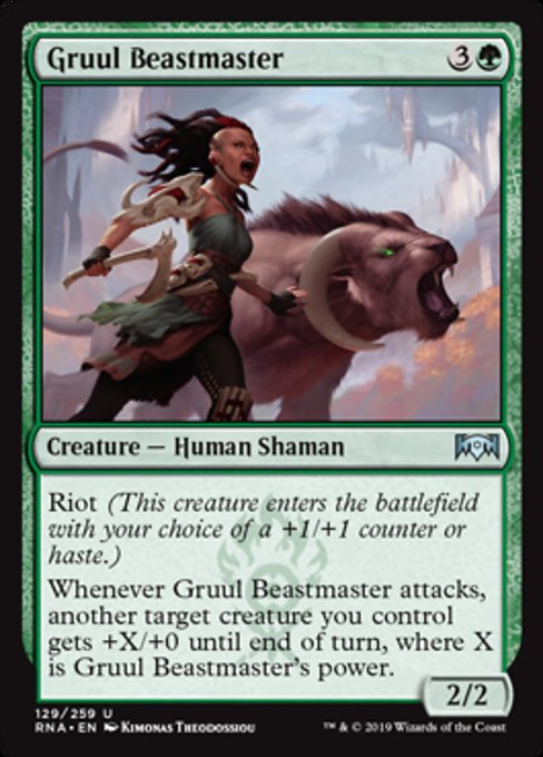 Gruul Beastmaster [Ravnica Allegiance] | Gam3 Escape