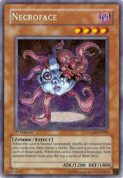 Necroface [GLAS-EN090] Secret Rare | Gam3 Escape