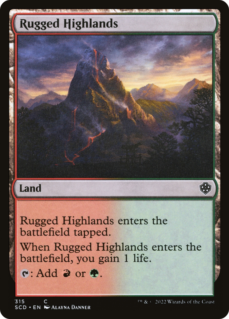 Rugged Highlands [Starter Commander Decks] | Gam3 Escape