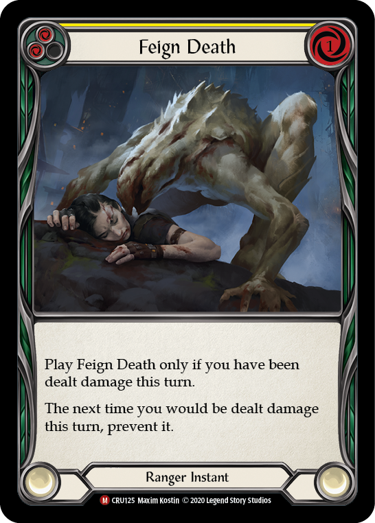 Feign Death [CRU125] 1st Edition Rainbow Foil | Gam3 Escape