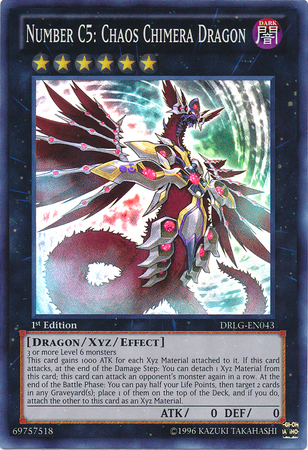 Number C5: Chaos Chimera Dragon [DRLG-EN043] Super Rare | Gam3 Escape