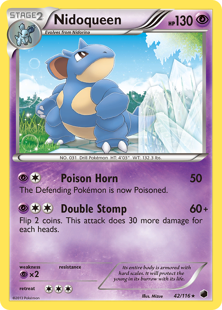 Nidoqueen (42/116) [Black & White: Plasma Freeze] | Gam3 Escape