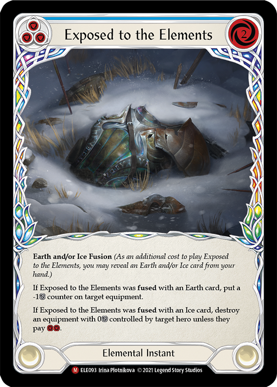 Exposed to the Elements [ELE093] (Tales of Aria)  1st Edition Rainbow Foil | Gam3 Escape