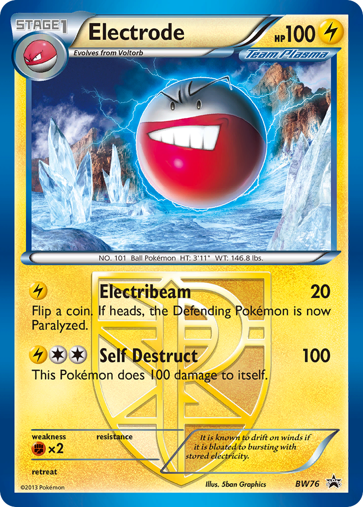 Electrode (BW76) [Black & White: Black Star Promos] | Gam3 Escape