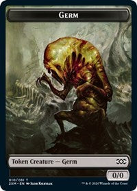 Germ // Human Soldier Double-sided Token [Double Masters Tokens] | Gam3 Escape