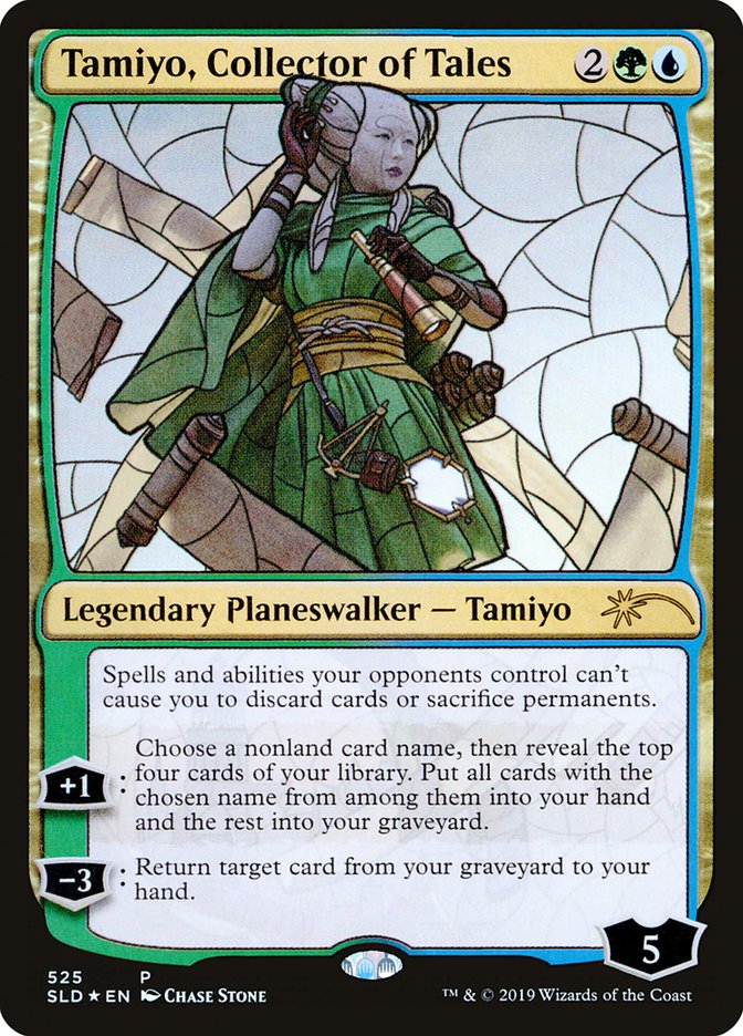 Tamiyo, Collector of Tales (Stained Glass) [Secret Lair Drop Promos] | Gam3 Escape