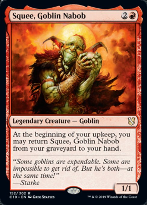 Squee, Goblin Nabob [Commander 2019] | Gam3 Escape