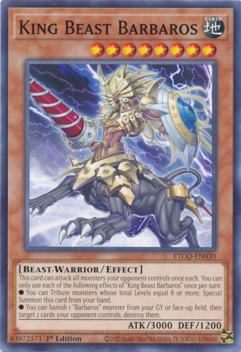 King Beast Barbaros [ETCO-EN030] Common | Gam3 Escape