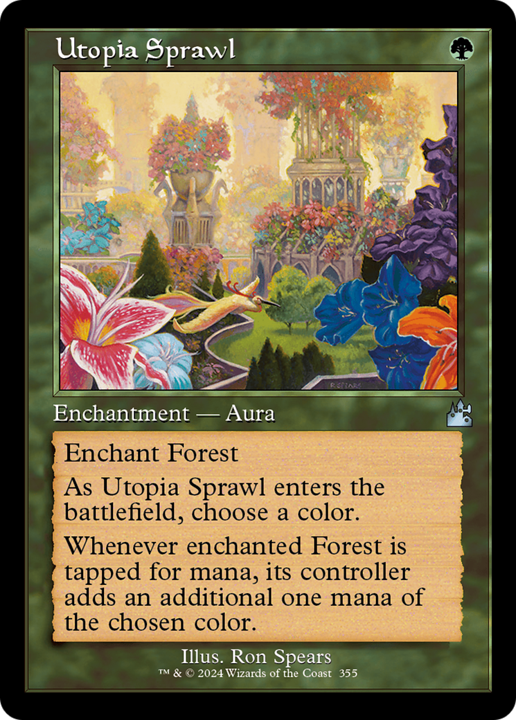 Utopia Sprawl (Retro Frame) [Ravnica Remastered] | Gam3 Escape