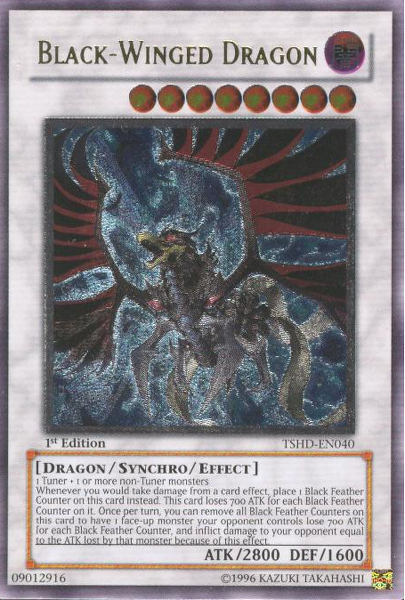 Black-Winged Dragon (UTR) [TSHD-EN040] Ultimate Rare | Gam3 Escape