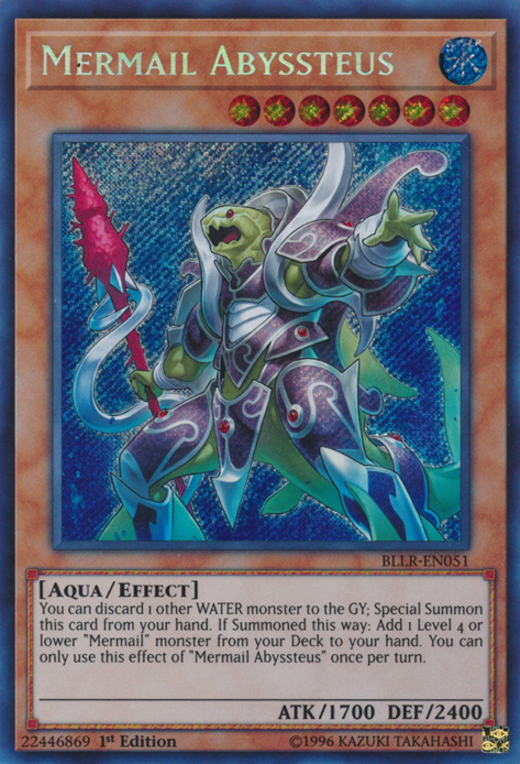 Mermail Abyssteus [BLLR-EN051] Secret Rare | Gam3 Escape