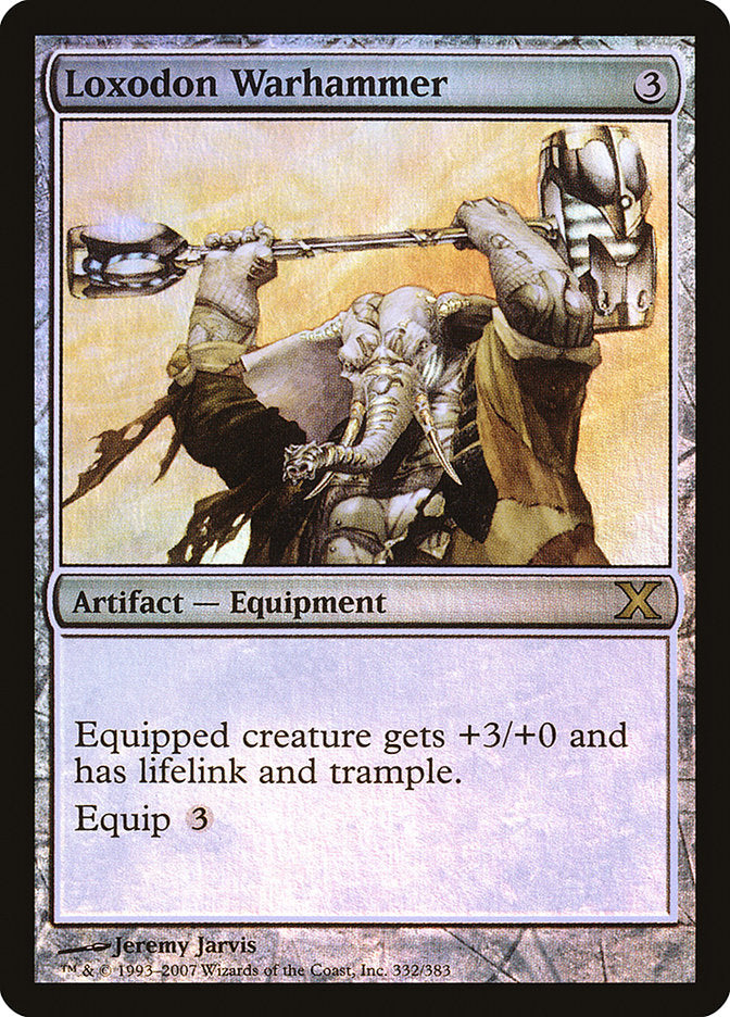 Loxodon Warhammer (Premium Foil) [Tenth Edition] | Gam3 Escape