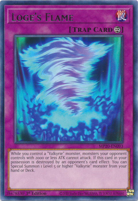 Loge's Flame [MP20-EN093] Rare | Gam3 Escape