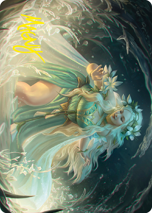 Goldberry, River-Daughter Art Card (Gold-Stamped Signature) [The Lord of the Rings: Tales of Middle-earth Art Series] | Gam3 Escape