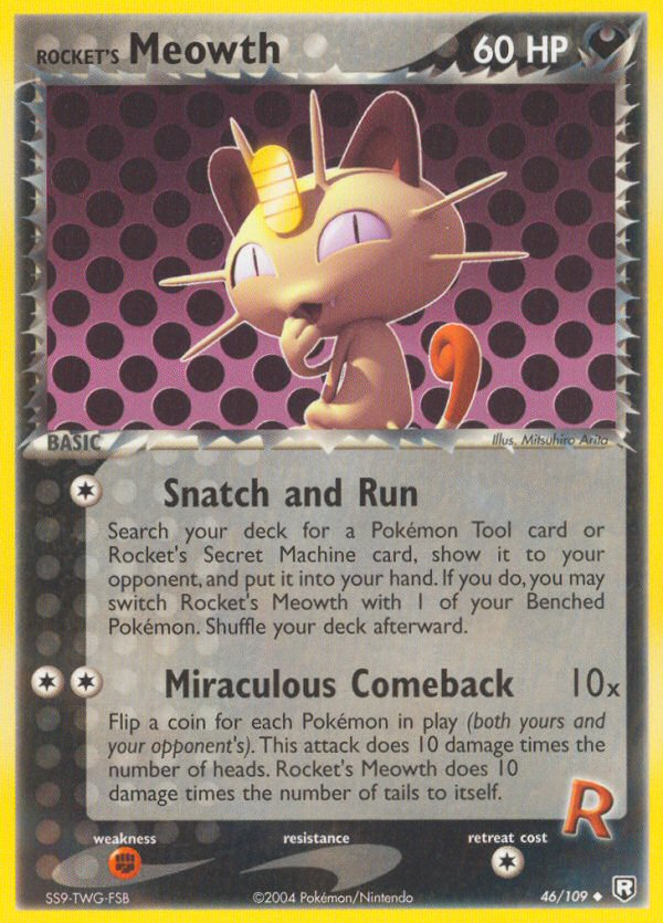 Rocket's Meowth (46/109) [EX: Team Rocket Returns] | Gam3 Escape