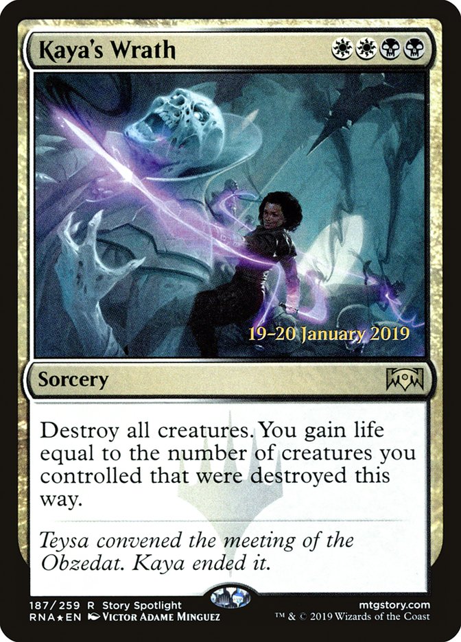 Kaya's Wrath [Ravnica Allegiance Prerelease Promos] | Gam3 Escape