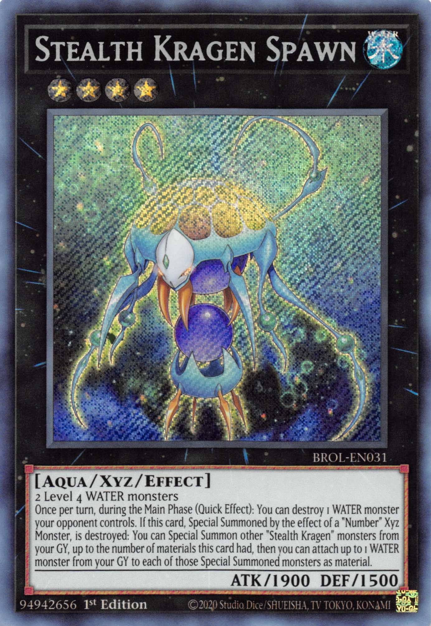 Stealth Kragen Spawn [BROL-EN031] Secret Rare | Gam3 Escape