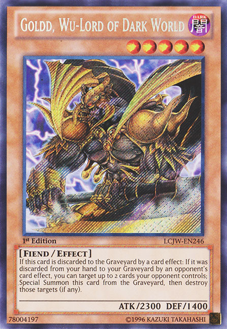 Goldd, Wu-Lord of Dark World [LCJW-EN246] Secret Rare | Gam3 Escape