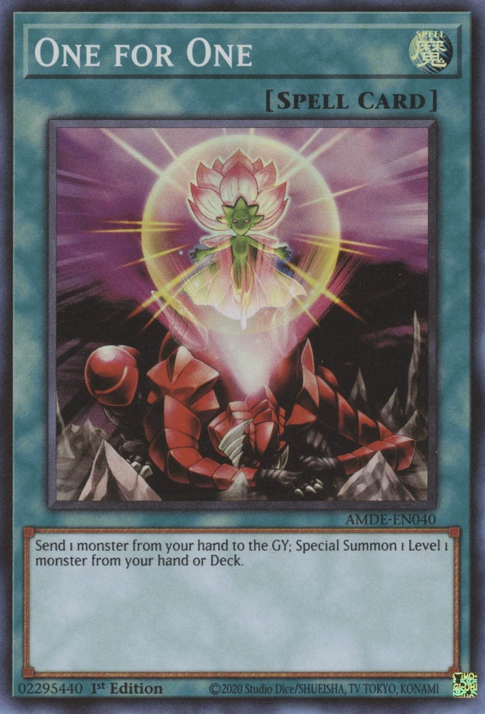 One for One [AMDE-EN040] Super Rare | Gam3 Escape