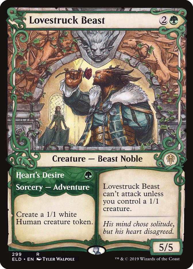 Lovestruck Beast // Heart's Desire (Showcase) [Throne of Eldraine] | Gam3 Escape