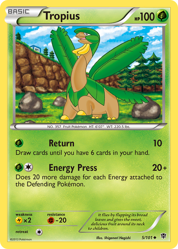 Tropius (5/101) [Black & White: Plasma Blast] | Gam3 Escape