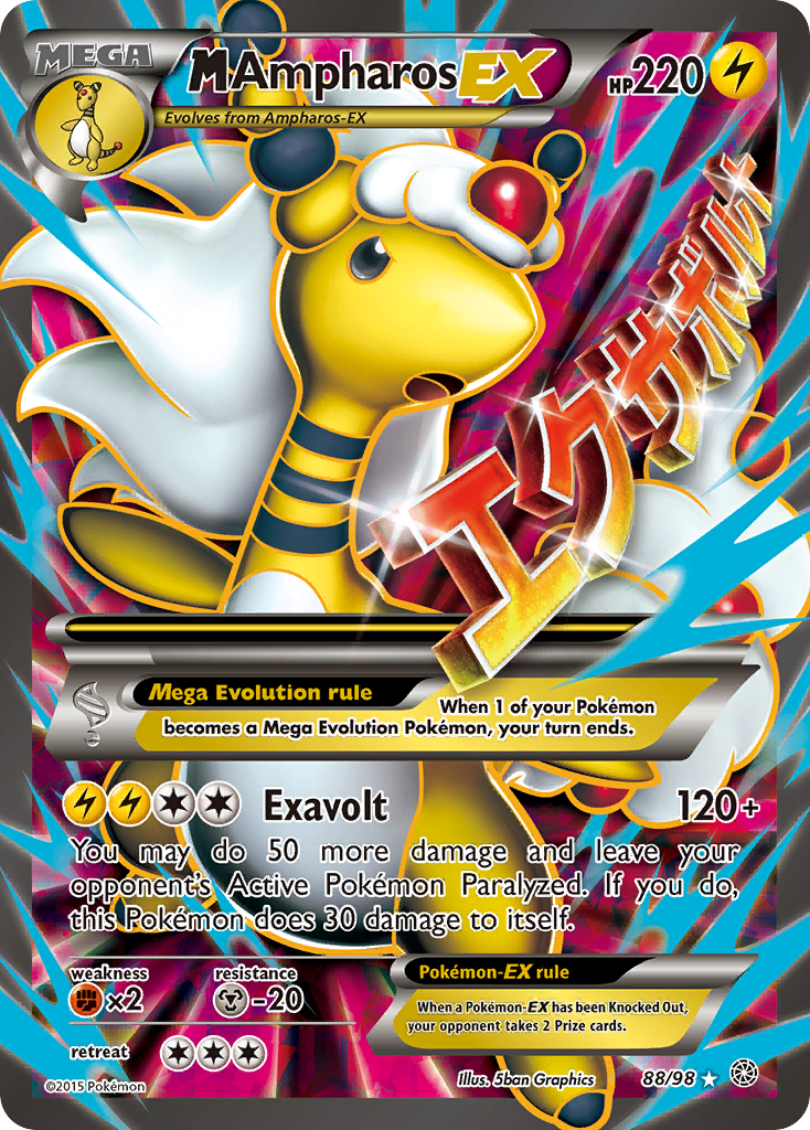 M Ampharos EX (88/98) [XY: Ancient Origins] | Gam3 Escape