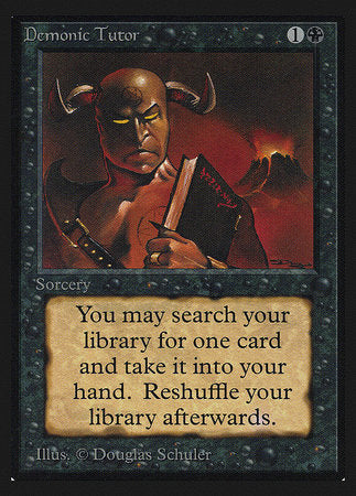 Demonic Tutor (IE) [Intl. Collectors’ Edition] | Gam3 Escape