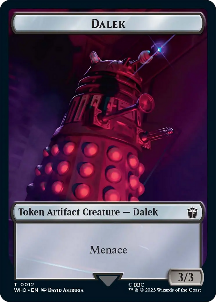 Dalek Token [Doctor Who Tokens] | Gam3 Escape