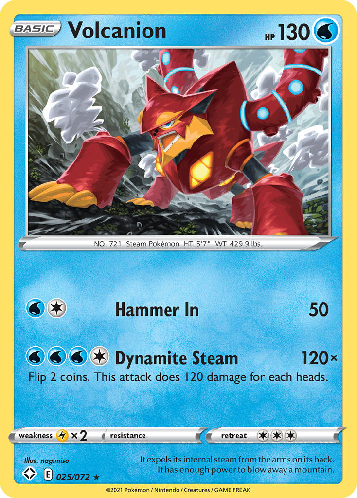 Volcanion (025/072) [Sword & Shield: Shining Fates] | Gam3 Escape