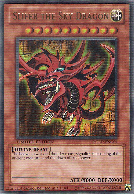 Slifer the Sky Dragon [YGLD-ENG01] Ultra Rare | Gam3 Escape