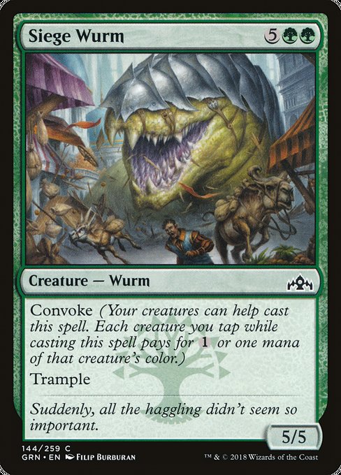 Siege Wurm [Guilds of Ravnica] | Gam3 Escape