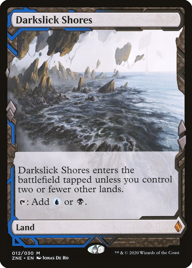 Darkslick Shores [Zendikar Rising Expeditions] | Gam3 Escape