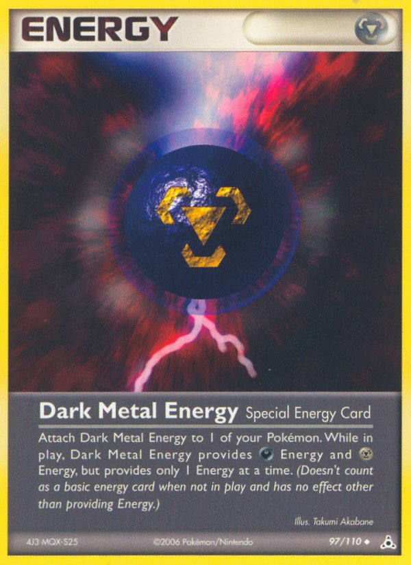Dark Metal Energy (97/110) [EX: Holon Phantoms] | Gam3 Escape