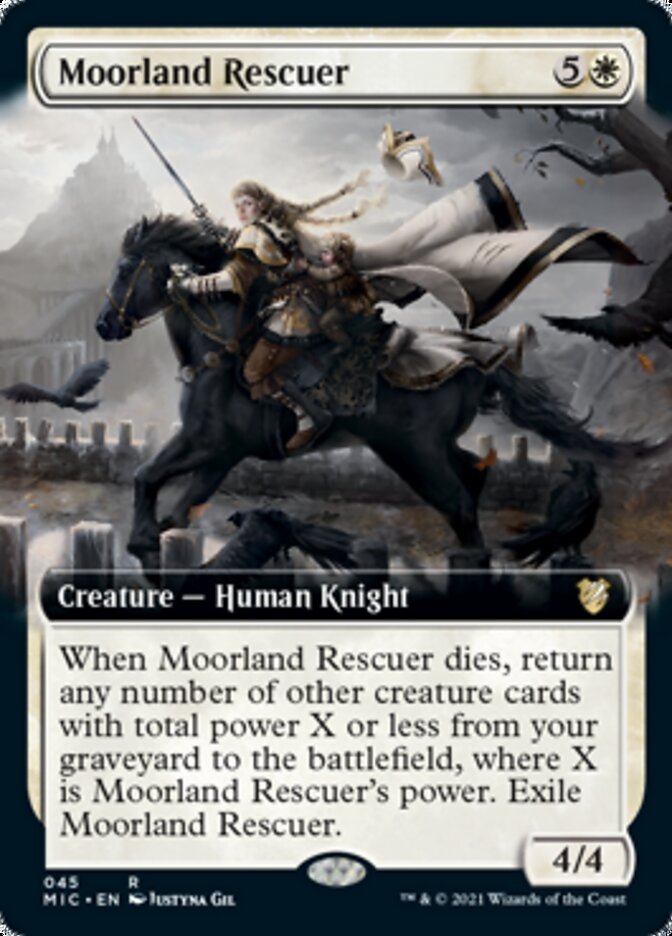 Moorland Rescuer (Extended) [Innistrad: Midnight Hunt Commander] | Gam3 Escape