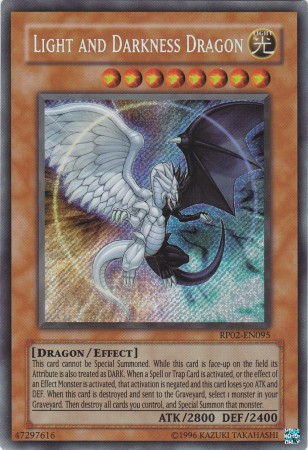 Light and Darkness Dragon [RP02-EN095] Secret Rare | Gam3 Escape