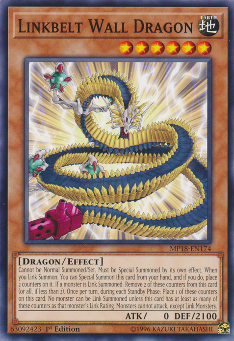 Linkbelt Wall Dragon [MP18-EN174] Common | Gam3 Escape
