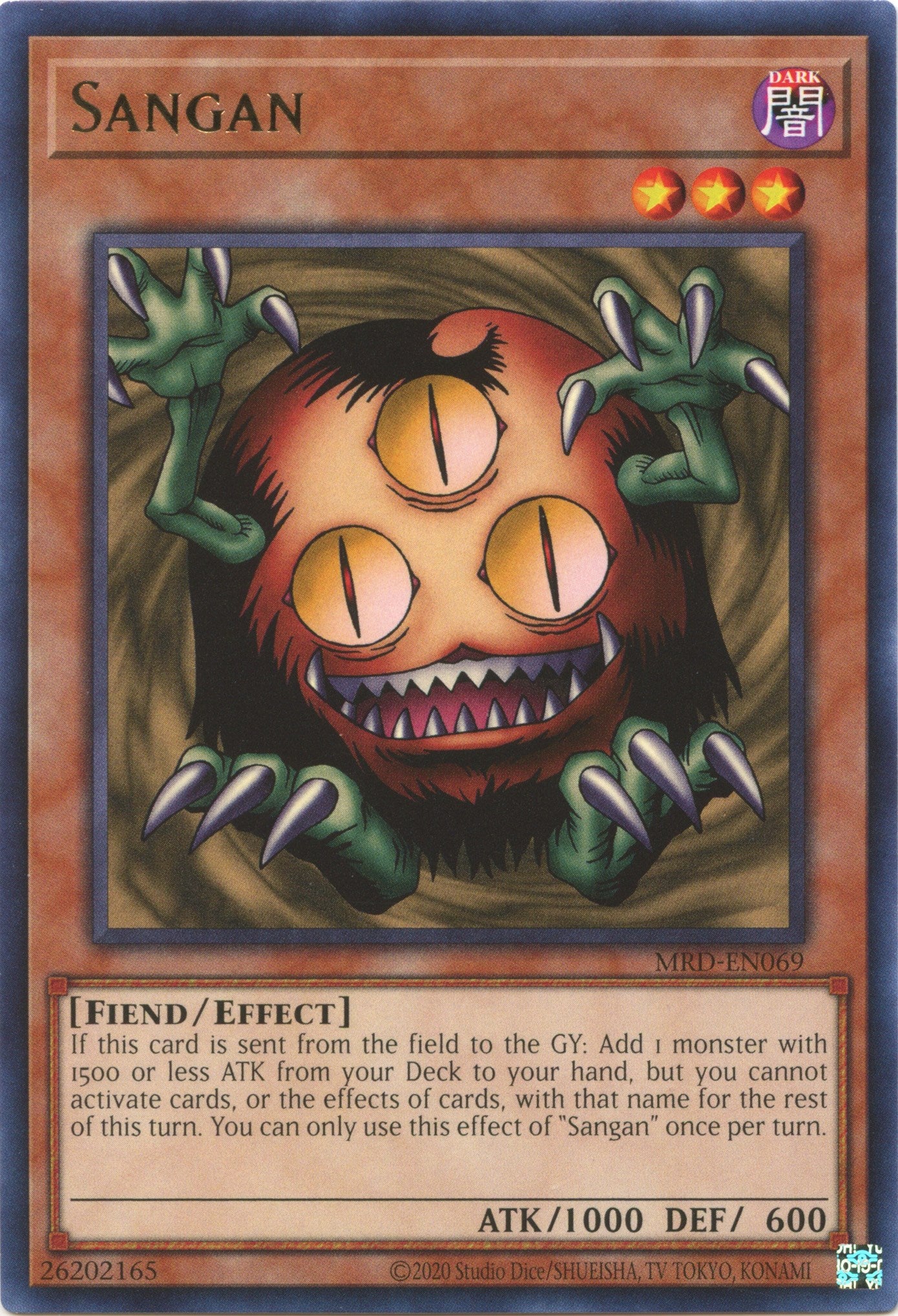 Sangan (25th Anniversary) [MRD-EN069] Rare | Gam3 Escape
