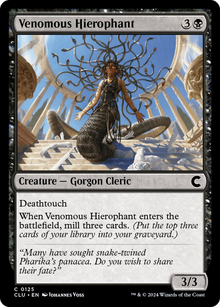 Venomous Hierophant [Ravnica: Clue Edition] | Gam3 Escape