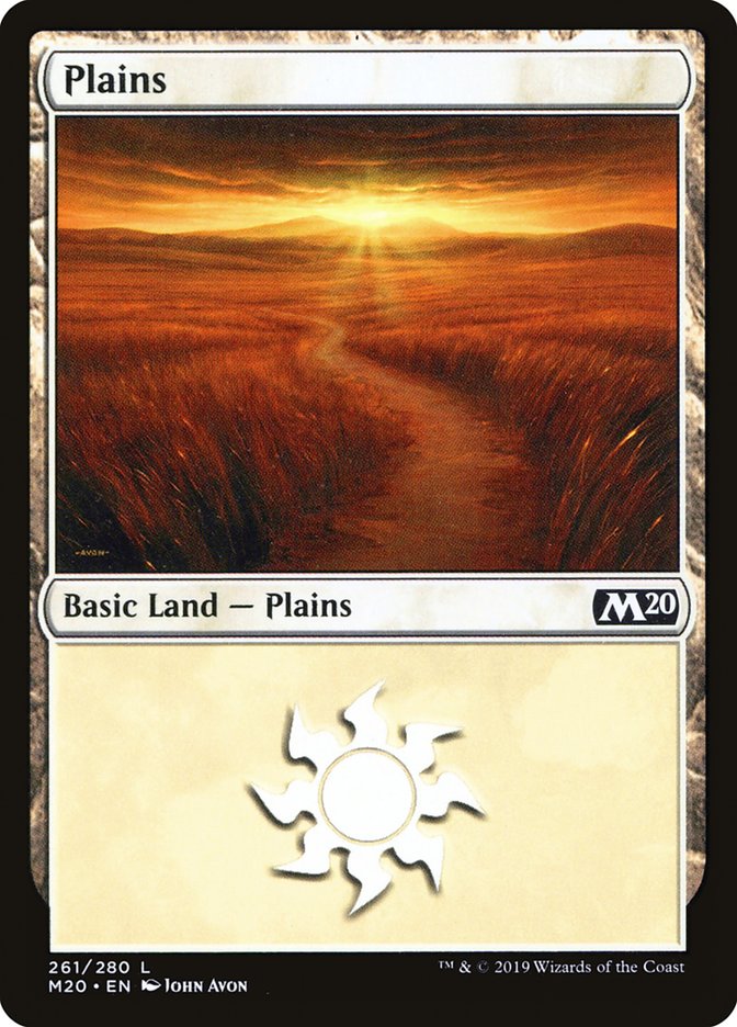 Plains (#261) [Core Set 2020] | Gam3 Escape