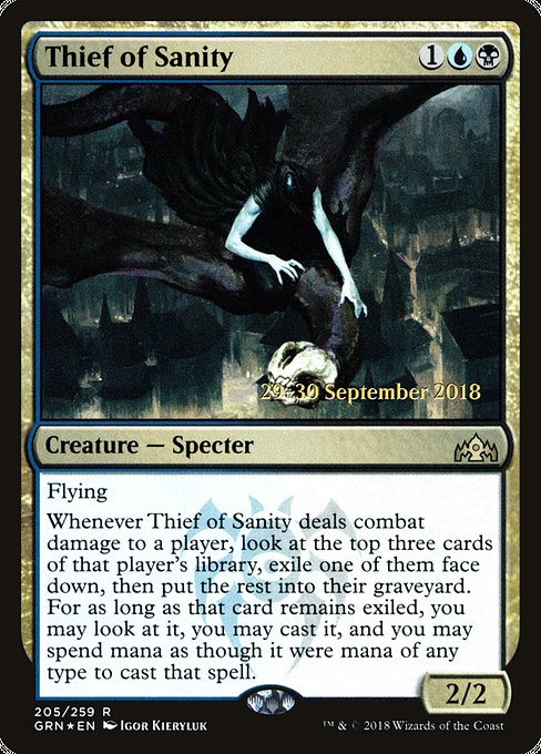 Thief of Sanity [Guilds of Ravnica Promos] | Gam3 Escape