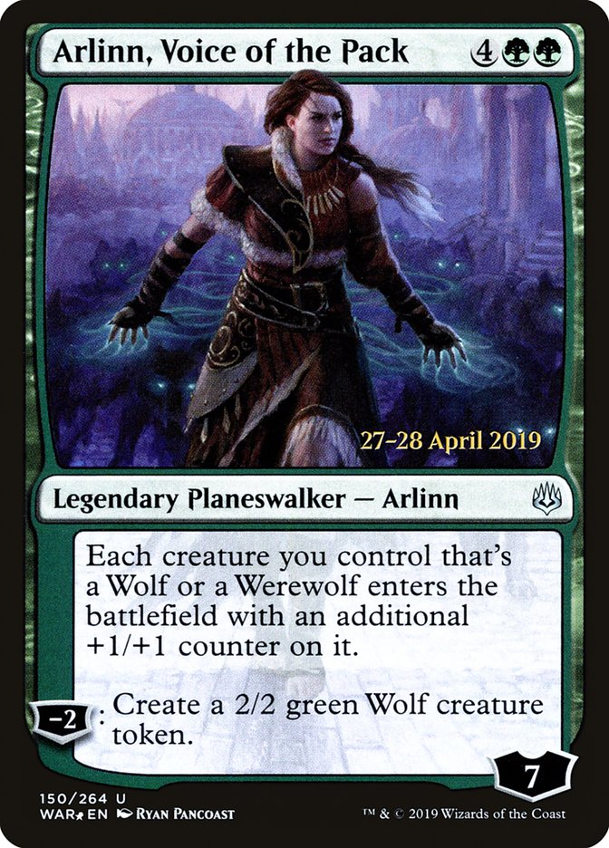 Arlinn, Voice of the Pack  [War of the Spark Prerelease Promos] | Gam3 Escape
