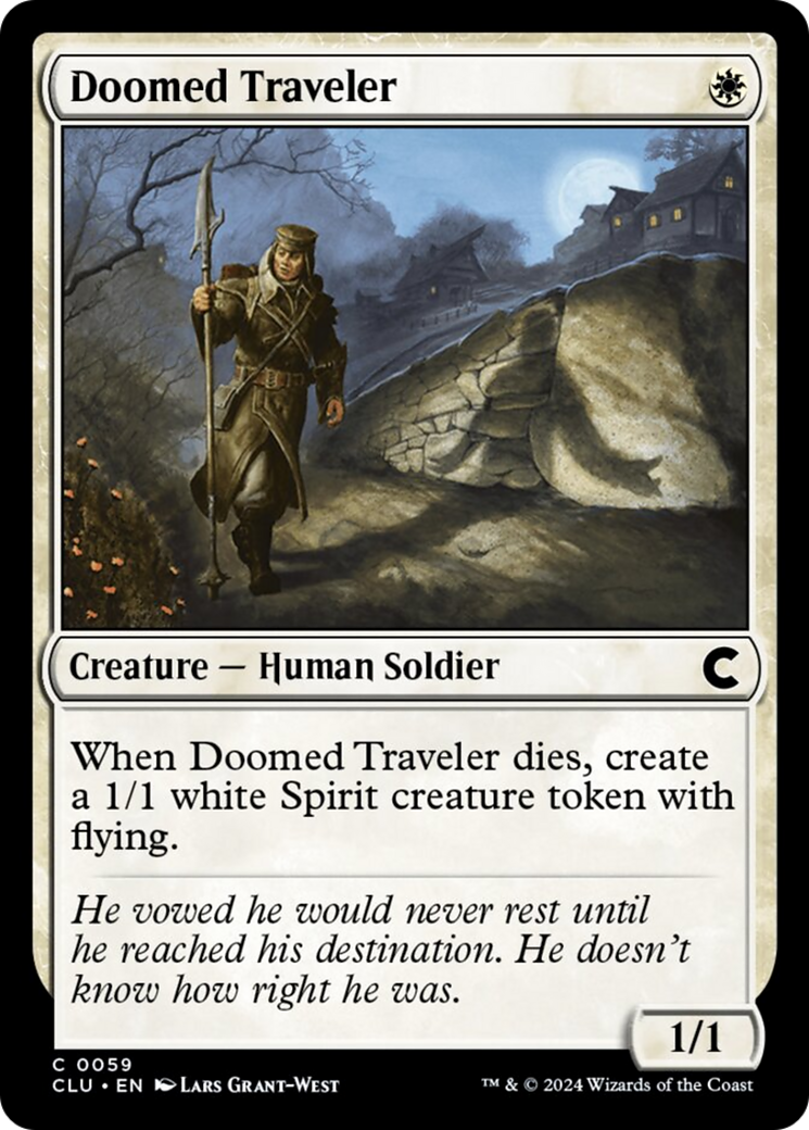 Doomed Traveler [Ravnica: Clue Edition] | Gam3 Escape