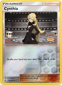 Cynthia (119/156) (Regional Championship Promo) [Sun & Moon: Ultra Prism] | Gam3 Escape