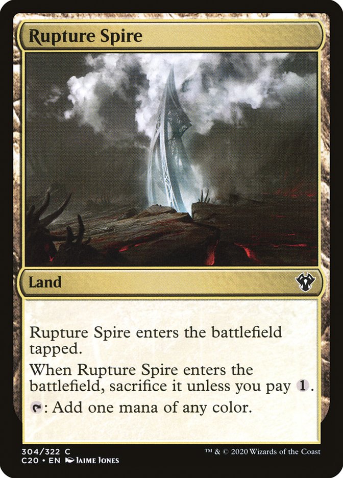 Rupture Spire [Commander 2020] | Gam3 Escape