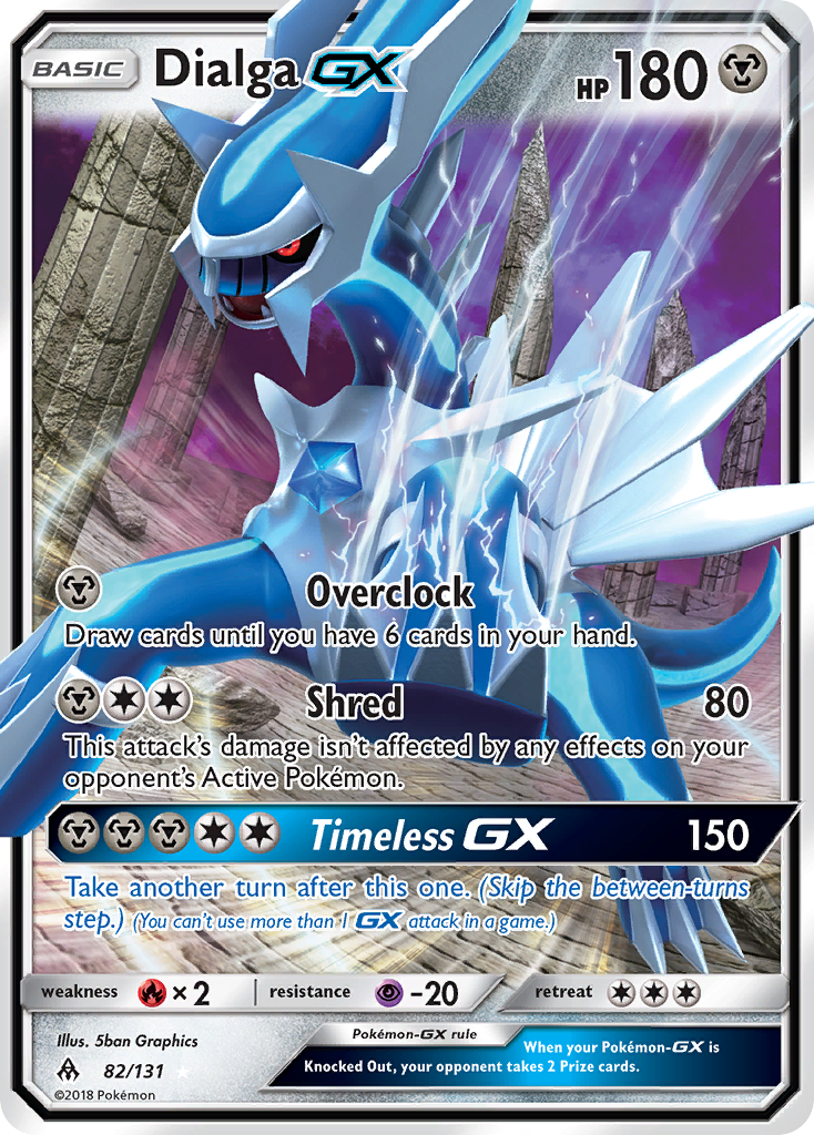 Dialga GX (82/131) [Sun & Moon: Forbidden Light] | Gam3 Escape