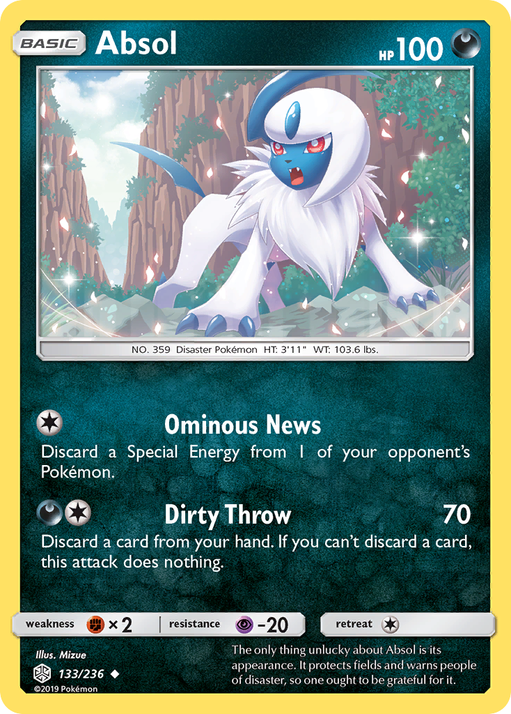 Absol (133/236) [Sun & Moon: Cosmic Eclipse] | Gam3 Escape