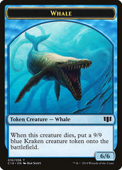 Whale // Zombie (011/036) Double-sided Token [Commander 2014 Tokens] | Gam3 Escape